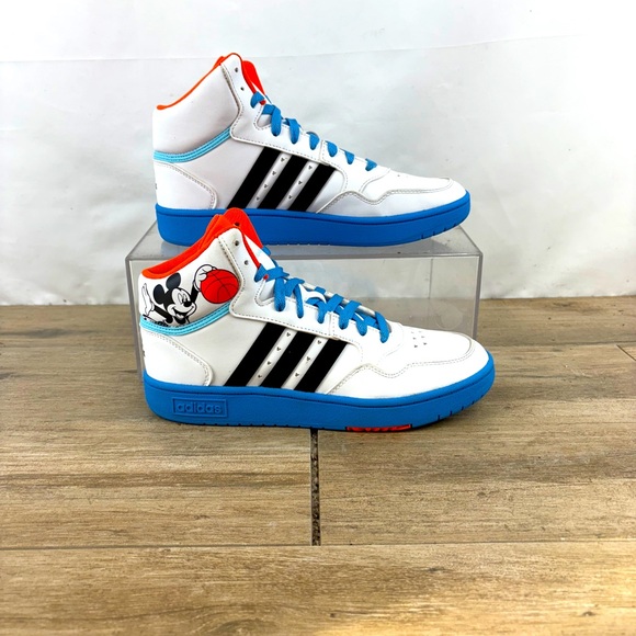 Adidas Hoops 3.0‎ x Disney Mid Mickey Mouse - GY6634 Men’s 6.5 Women’s 8 - Picture 1 of 10